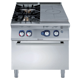 Modular Cooking Range Line900XP Gas Solid Top on Gas Oven with 2 Burners